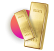 Golden Bars Representing the Precious Balance in Financial Markets.