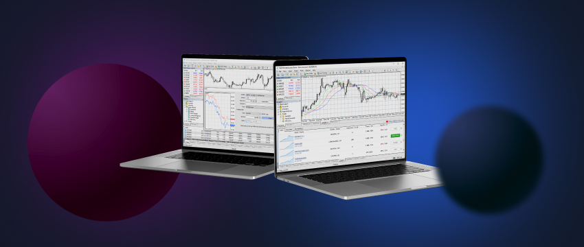 Laptops displaying simplified Forex data for beginners, facilitating their trading journey.