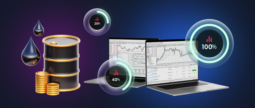 Analyzing financial market data for in-depth trading reports on oil and gold, providing valuable insights