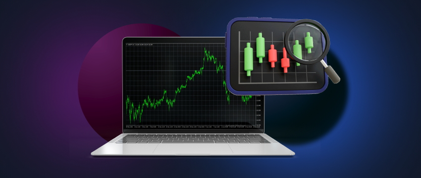 À l'aide d'un appareil Mac, vous pouvez analyser le marché boursier, zoomer sur les graphiques et approfondir la négociation d'actions CFD afin d'élargir vos connaissances.