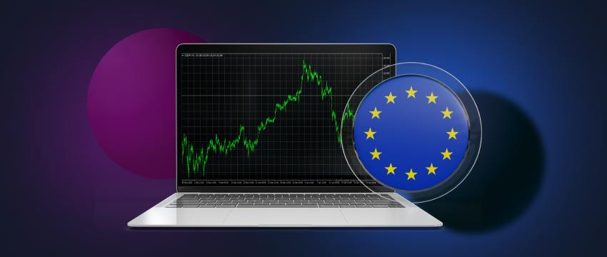 Índice bursátil europeo: Una representación visual de la evolución del mercado bursátil de la UE, que incluye opciones legales y de negociación con CFD.