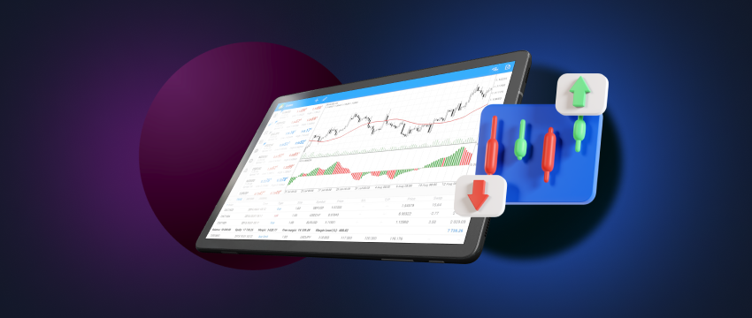 Leverage, margin, PC - a financial concept explained. PC screen displaying trading platform with leverage and margin options.