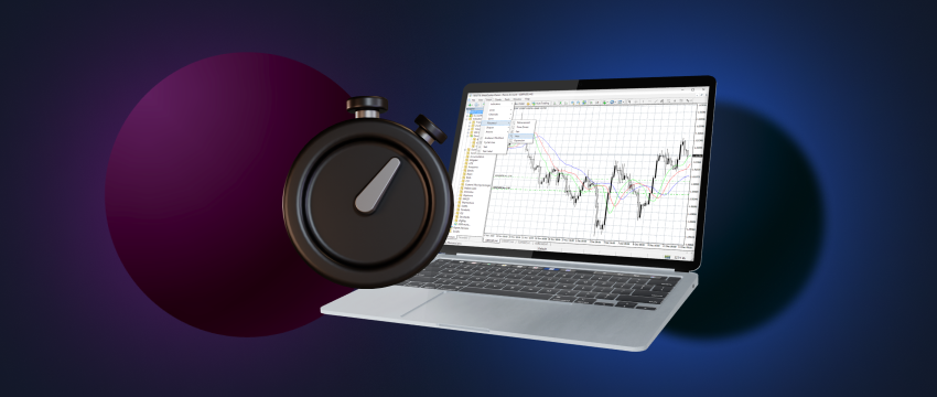 Discover forex trading techniques on a laptop, analyzing market trends and executing trades throughout the day.