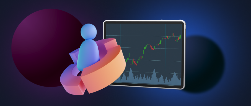 A tablet displaying a forex trading platform. Learn how to make money with forex trading using MT4 software.