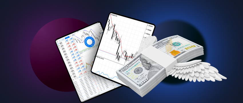 Forex trading software on a day trading platform, facilitating efficient forex trading
