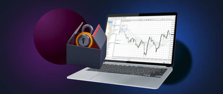 A person using a laptop to trade forex, with charts and graphs on the screen, symbolizing success in trading.