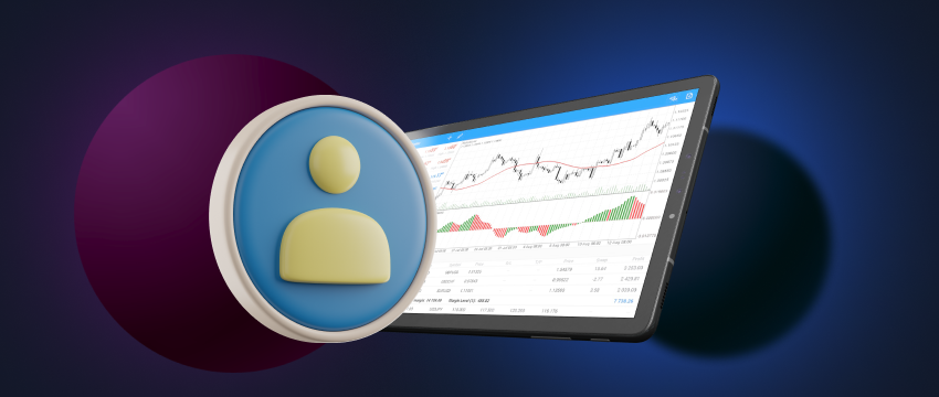 MetaTrader 4: Table Displaying Data with Account Management Functionality